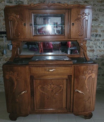 Ancien vintage meuble buffet - ancien,